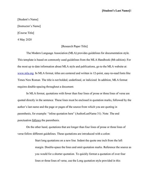 mla formet|mla format examples.